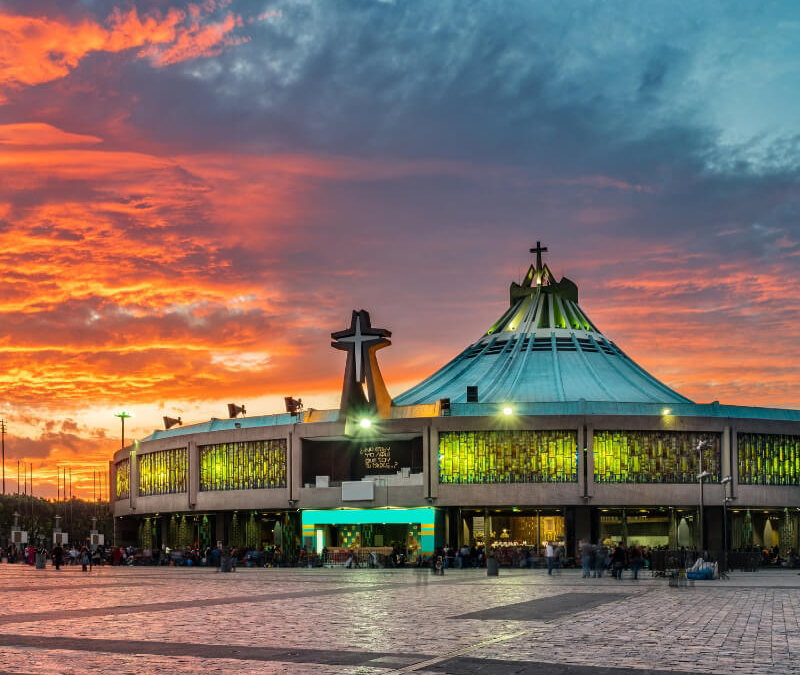 Acuario Michin y Basílica de Guadalupe